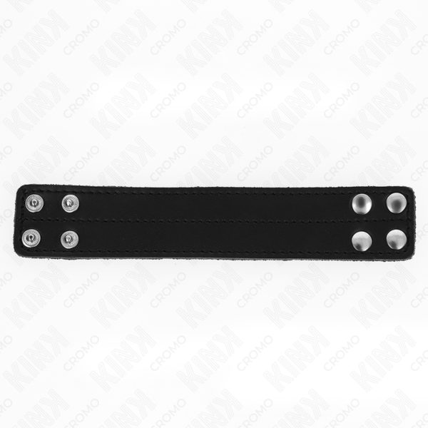 Kink - anillo pene cuero con cierre a presiÓn 18.5 x 3.3 cm