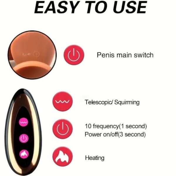 Armony - dildo realistico vibrador recargable