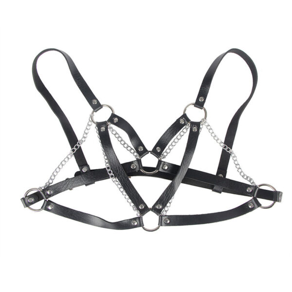 Subblime - 953713 cinturÓn de bondage punk hebilla metal negro talla Única