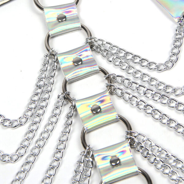 Subblime - 953737 arnÉs de pecho con anillos y cadenas plata talla Única