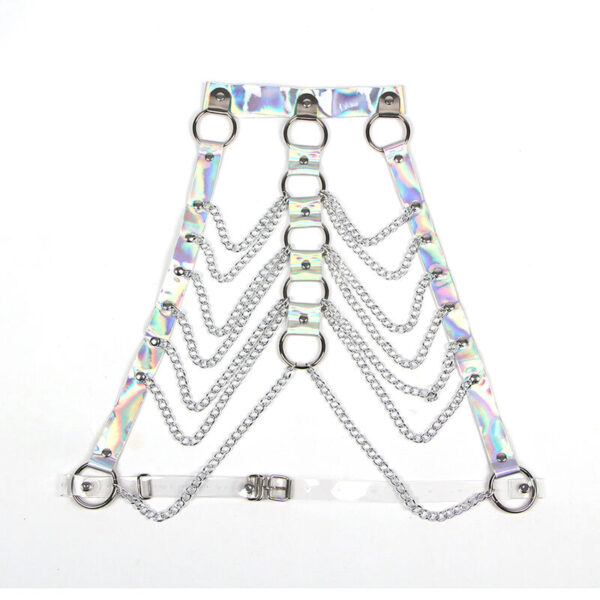 Subblime - 953737 arnÉs de pecho con anillos y cadenas plata talla Única
