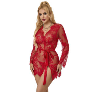 Subblime - 953782 camisÓn de encaje + tanga rojo l/xl