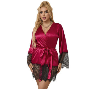 Subblime - 953812 elegante camison de encaje + tanga rojo s/m