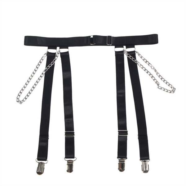 Subblime - 954260 body con cadenas + ligueros negro s/m