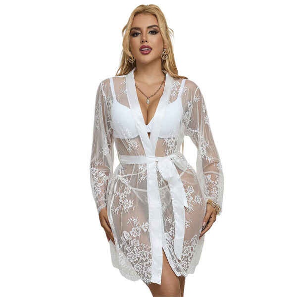 Subblime - 954376 camisÓn de manga larga con diseÑo floral blanco l/xl