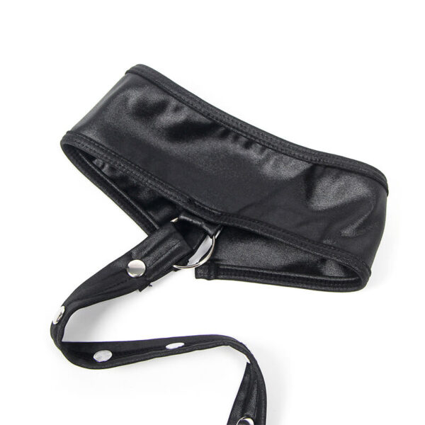 Subblime - 954406 vestido bondage de cuero negro s/m