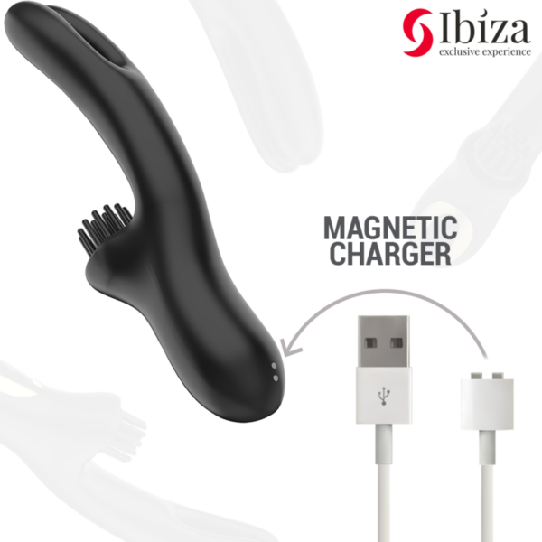 Ibiza - vibrador hi-tech rabitt brushing multi celdas clitoriales y doble wave