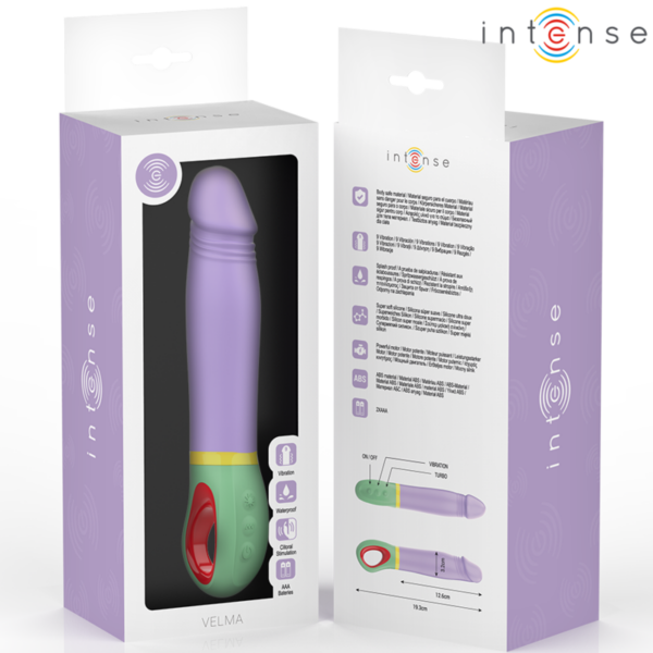 Intense - velma vibrador clÁsico morado