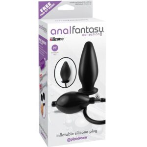 Anal fantasy plug hinchable silicona