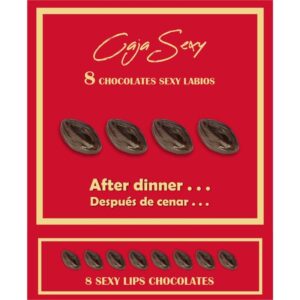 Diablo picante - caja 8 chocolatinas forma vagina