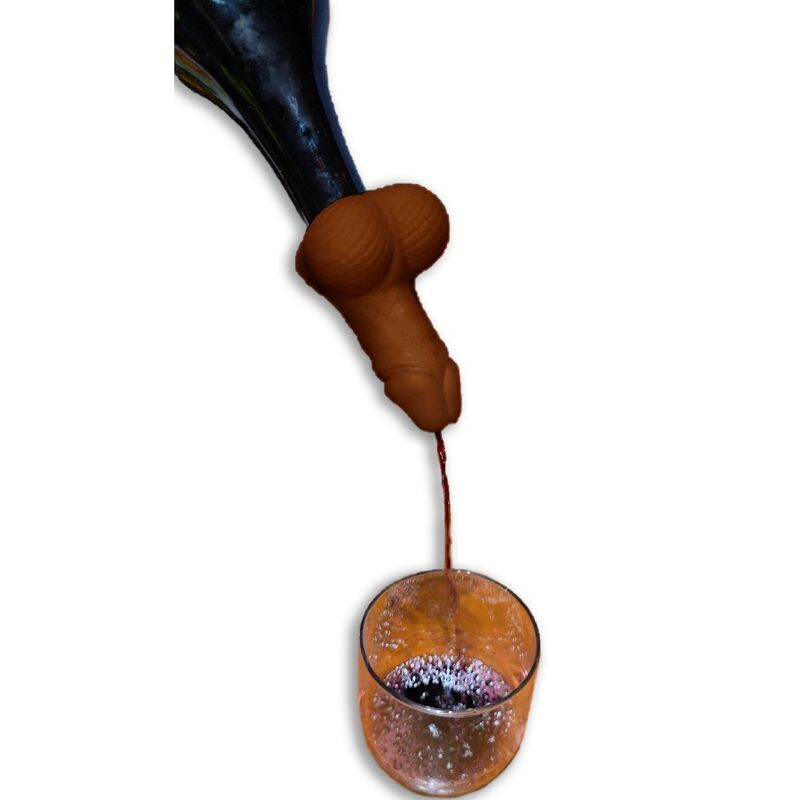 Diablo picante - decantador de vino forma pene mulato