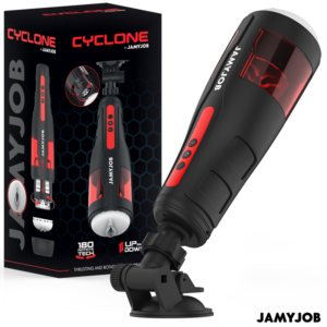 Jamyjob - cyclone masturbador vagina automÁtico 10 modos rotaciÓn y empuje
