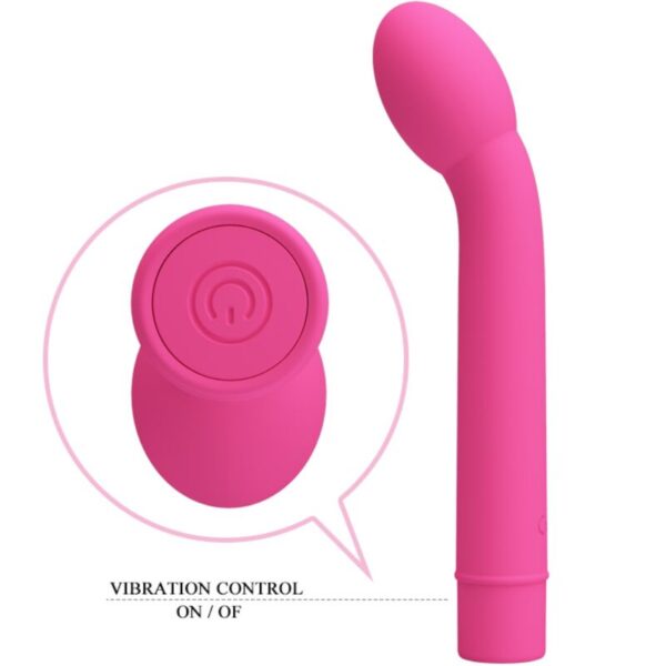 Pretty love - logan vibrador punto g 10 vibraciones rosa