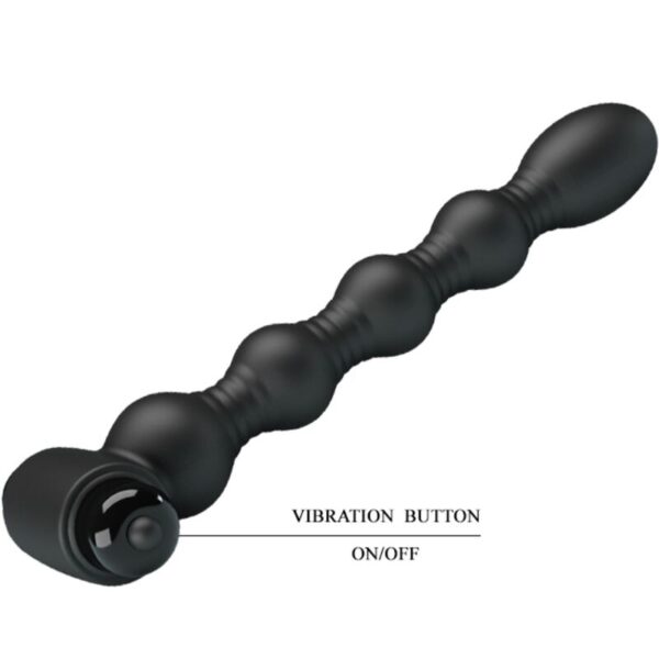 Pretty love - lynn plug anal silicona 10 vibraciones negro