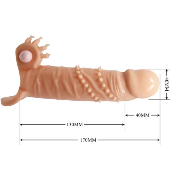 Pretty love - connor funda para pene + estimulador de clÍtoris natural
