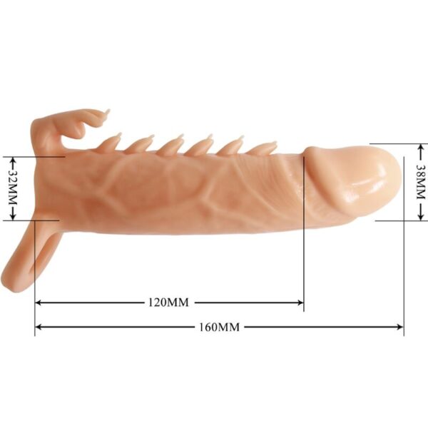 Pretty love - emmit funda para pene + estimulador de clÍtoris natural