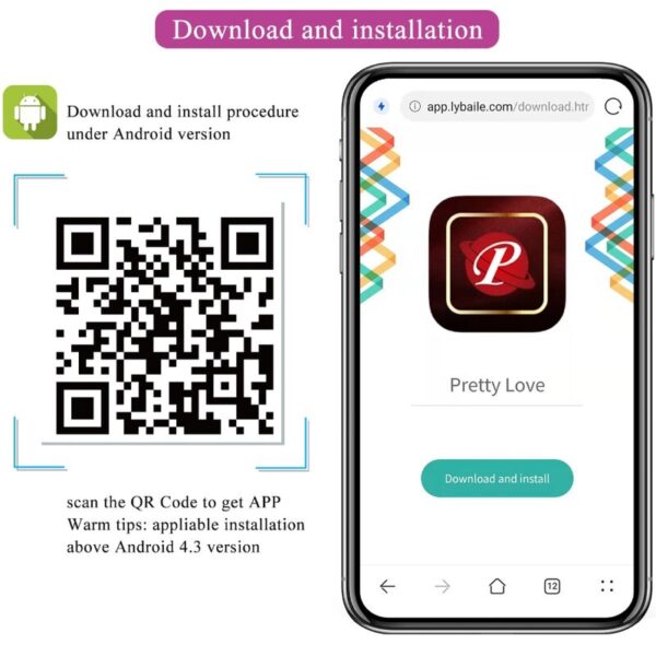 Pretty love - franz masajeador & vibrador app gratutita morado