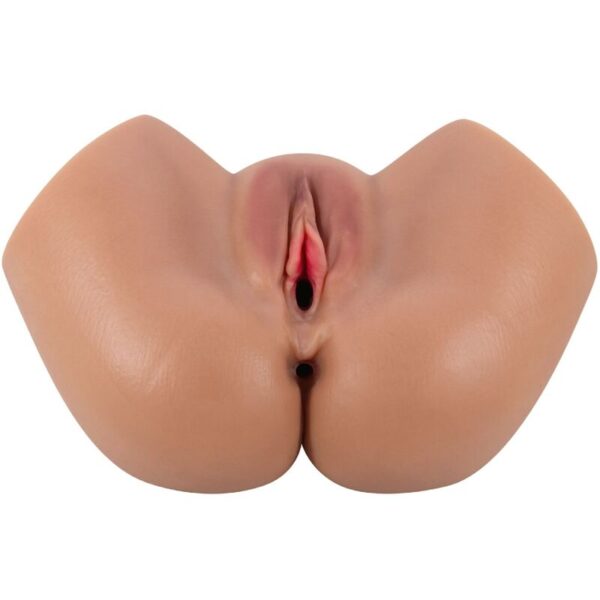 Crazy bull - hailey trasero vibrador con vagina y ano realÍstico mulato control remoto