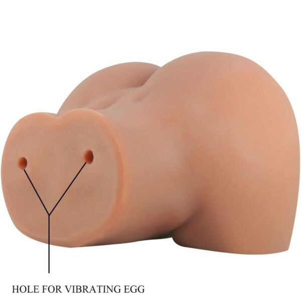 Crazy bull - mila trasero vibrador con vagina y ano realÍstico natural control remoto