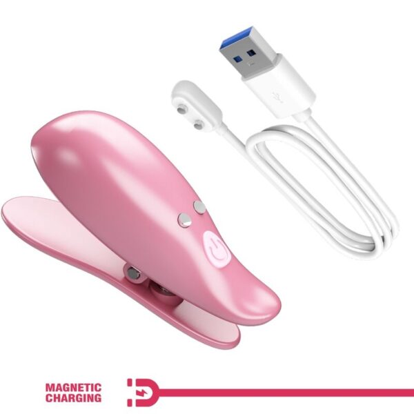 Pretty love - cailey pinzas para pezones 10 vibraciones control remoto rosa