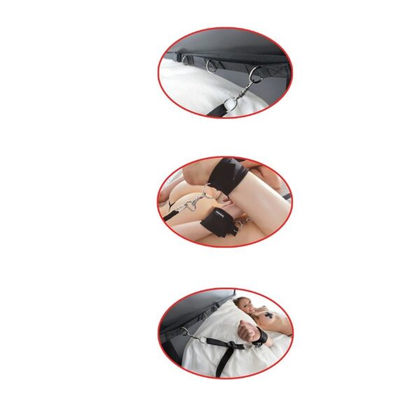 Fetish fantasy kit ataduras para la cama