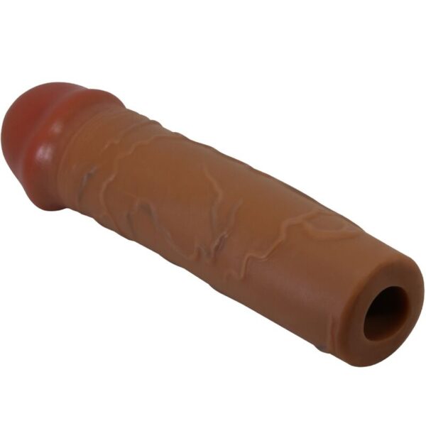 Pretty love - nile funda para pene con extensiÓn de 2.5 cm mulato