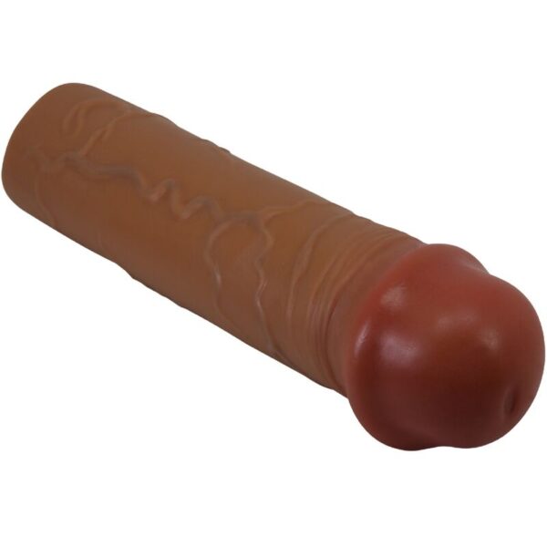 Pretty love - nile funda para pene con extensiÓn de 2.5 cm mulato