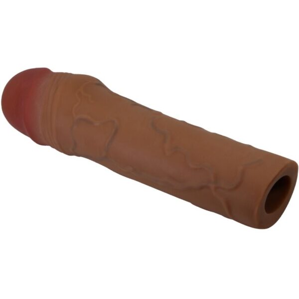 Pretty love - chane funda para pene con extensiÓn de 5 cm mulato