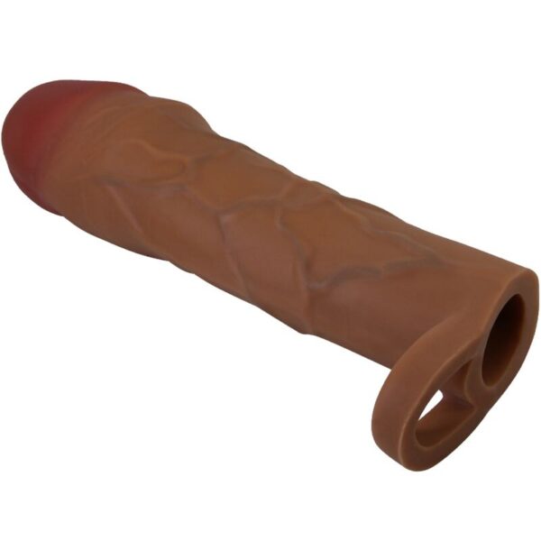 Pretty love - hani funda para pene con extensiÓn de 5 cm mulato