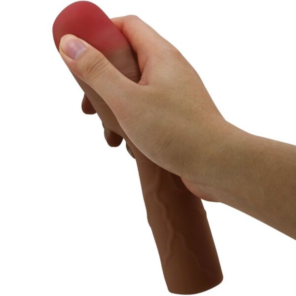 Pretty love - kylian funda para pene con extensiÓn de 7.6 cm mulato