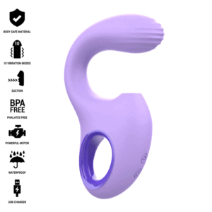 Intense - baxter vibrador & estimulador violeta control remoto