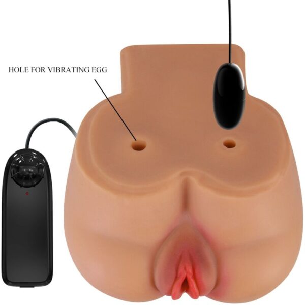 Crazy bull - kylie trasero vibrador con vagina y ano realÍstico natural control remoto