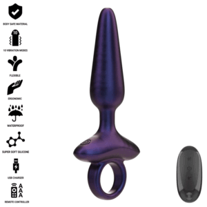 Intense - marlon plug anal vibrador modelo 4 control remoto