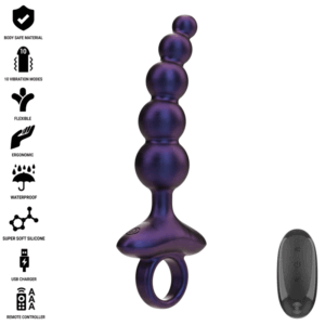 Intense - tito plug anal vibrador modelo 3 control remoto