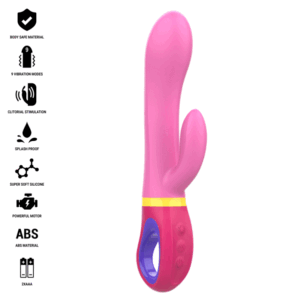 Intense - daphne vibrador rabbit rosa