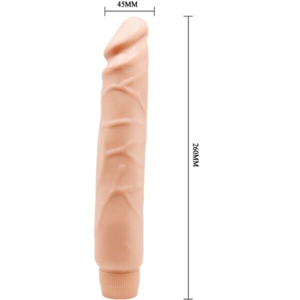 Baile - jack vibrador realÍstico 26 cm natural