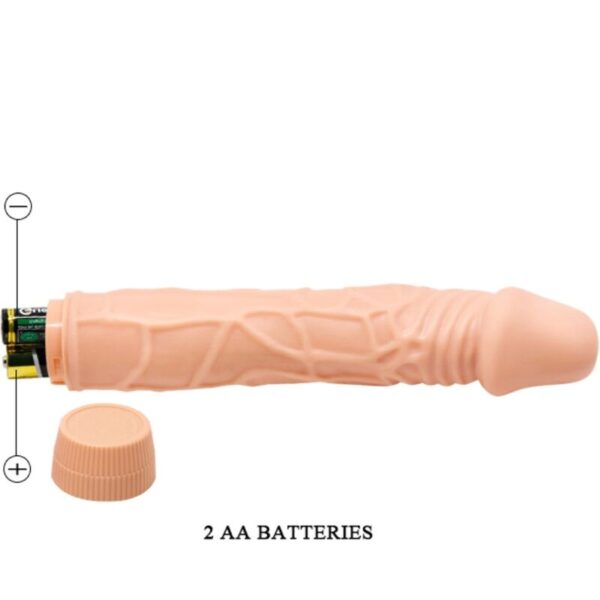 Baile - bob vibrador realÍstico 22.5 cm natural