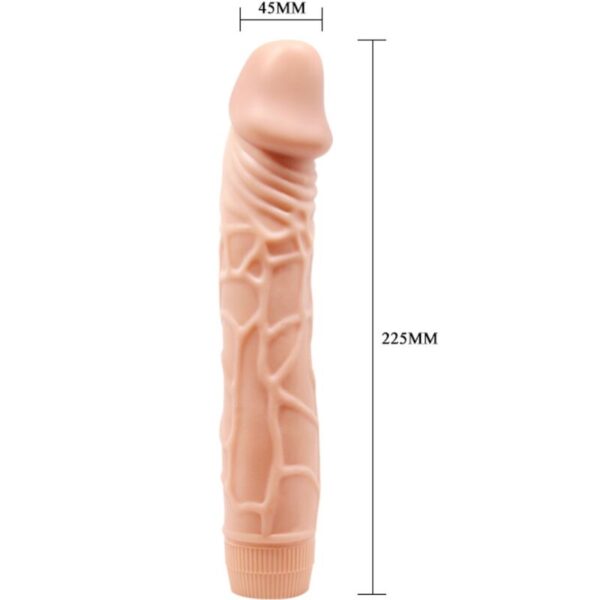 Baile - bob vibrador realÍstico 22.5 cm natural