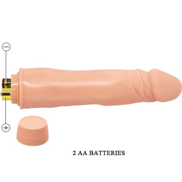 Baile - dwarf vibrador realÍstico 21 cm natural