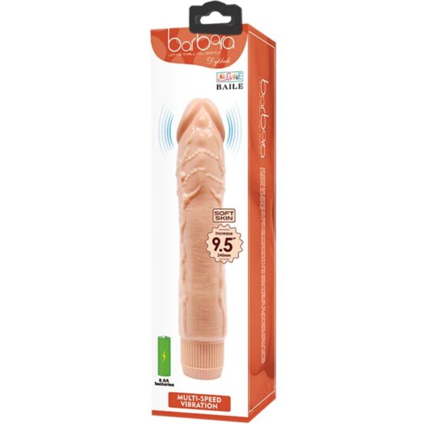 Baile - dybbuk vibrador realÍstico 24 cm natural