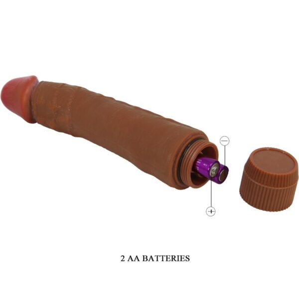 Baile - dybbuk vibrador realÍstico 24 cm mulato
