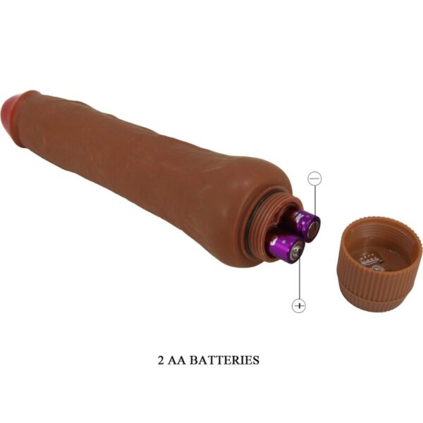 Baile - dryad vibrador realÍstico 25 cm mulato
