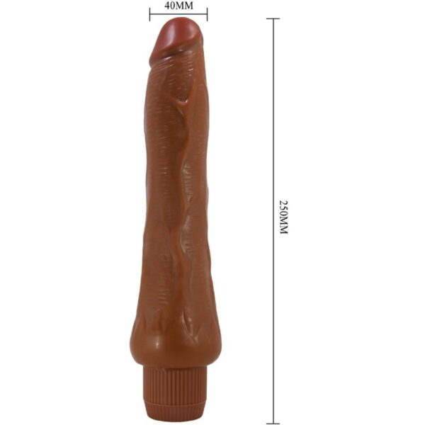 Baile - dryad vibrador realÍstico 25 cm mulato