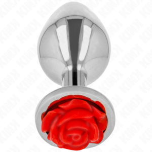 Kink - plug anal rosa roja talla s