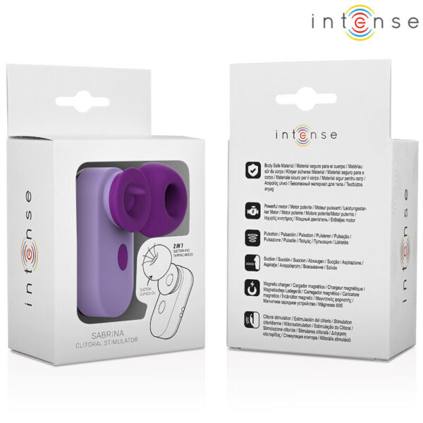 Intense - sabrina travel set estimulador de clÍtoris violeta