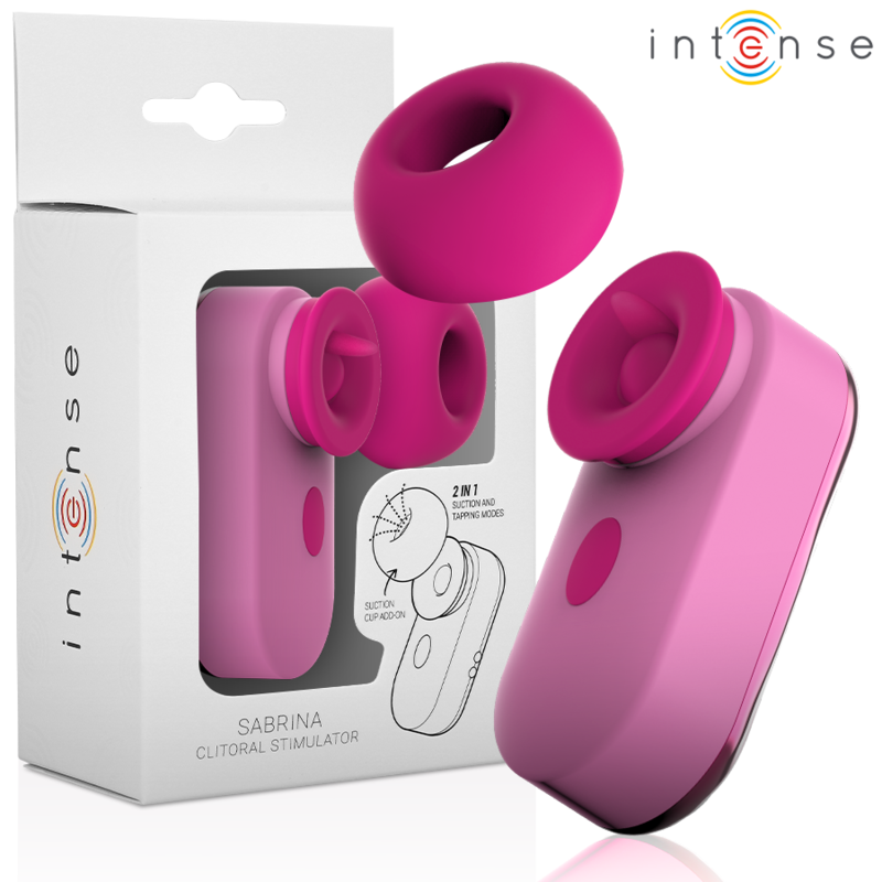 Intense - sabrina travel set estimulador de clÍtoris rosa