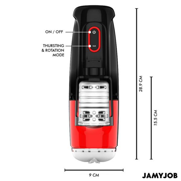 Jamyjob - storm masturbador vagina automÁtico 10 modos rotaciÓn y empuje