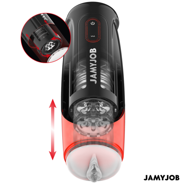 Jamyjob - storm masturbador vagina automÁtico 10 modos rotaciÓn y empuje
