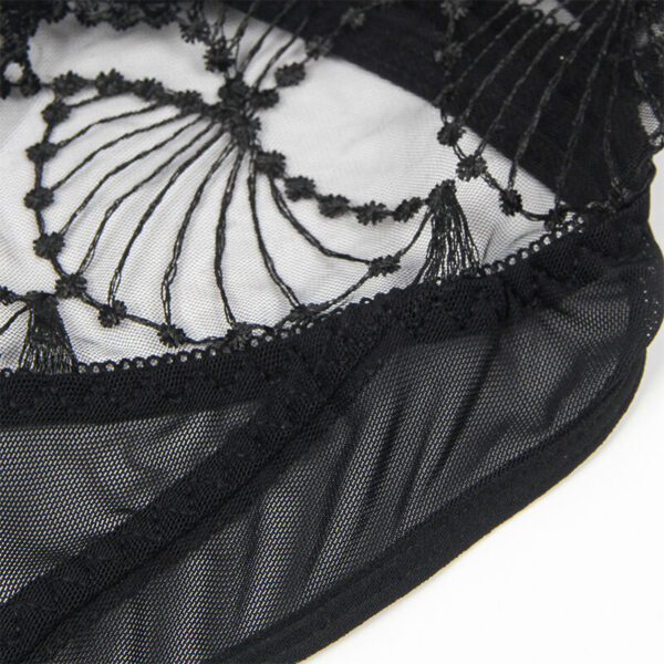 Subblime - 955212 body transparente con encaje hueco negro s/m