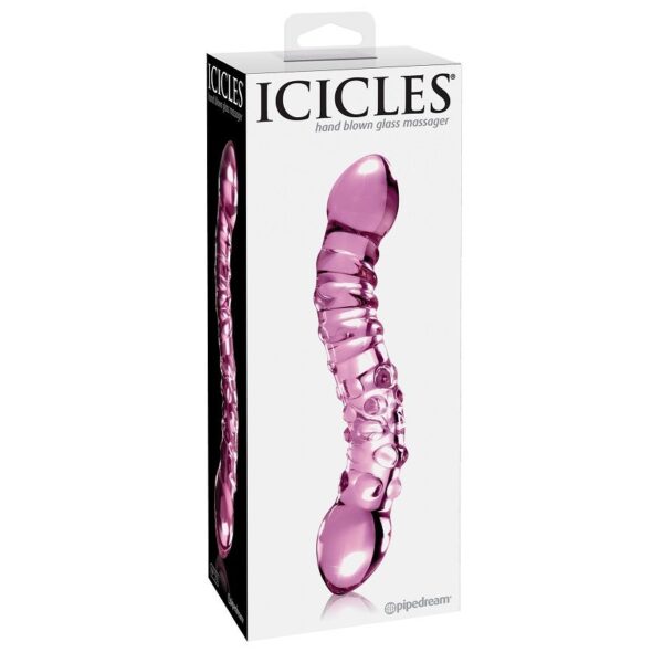 Icicles numero 55 masajeador de vidrio